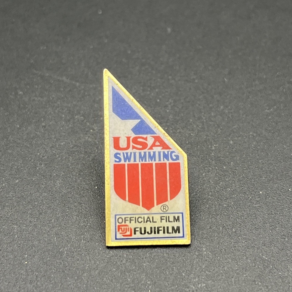 Team USA Swimming FujiFilm Official Film Sponsor Lapel Hat Pin